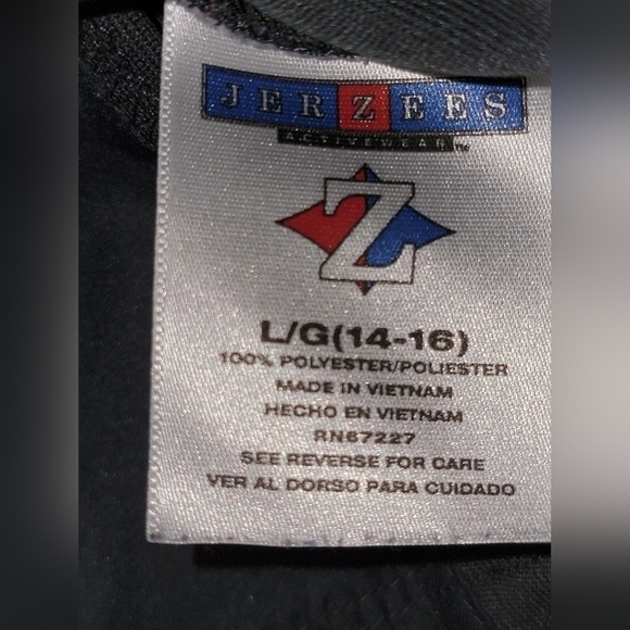 Vintage Boys Jerzees Light Zip Up Jacket - Picture 4 of 4